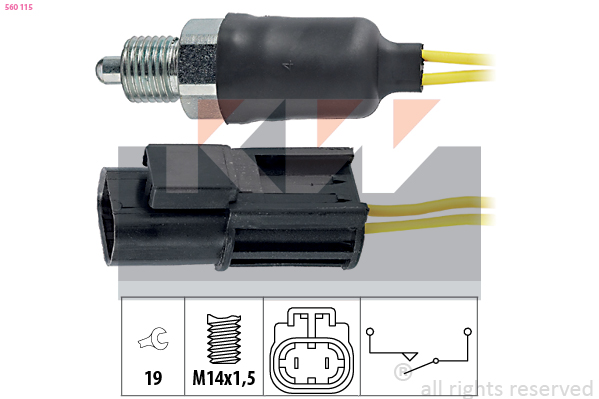 KW Tolatólampa kapcsoló 560115_KW